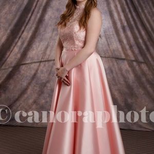 Gorgeous Alyce Paris 2 Piece Grad Dress